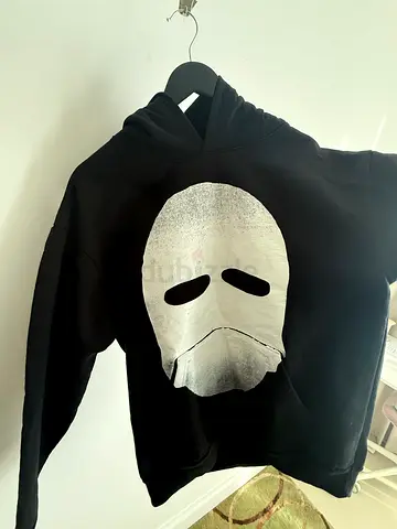 Rare Yeat 2093 Mask Hoodie Black Size L