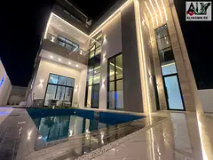 Palace for sale, all inclusive, with a swimming pool and waterfall, private elevator, ready with fur