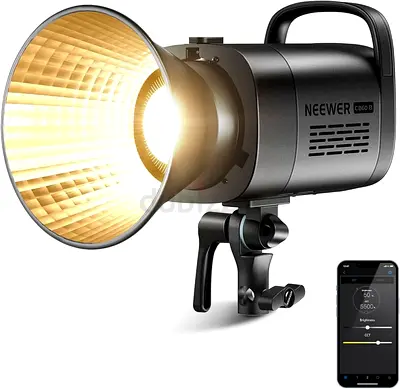 NEEWER CB60B 70W LED Video Light with 2.4G/APP Control, COB Bi Color Bowens Mount Continuous Output