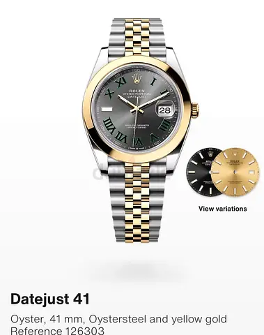 Rolex Datejust 41mm Wimbledon