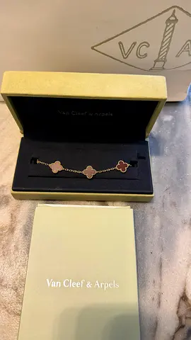 Van Cleef carnelian bracelet