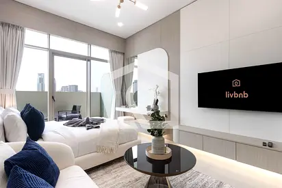 Elegant Designer Studio with Balcony & Rooftop Pool | JVC