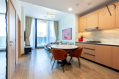 Contemporary 1-Bedroom Apartment | AURA by Grovy, JVC