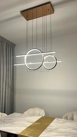 Pink chandelier LED with remote