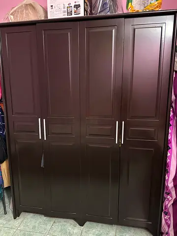 Wooden 4 Doors Wardrobe