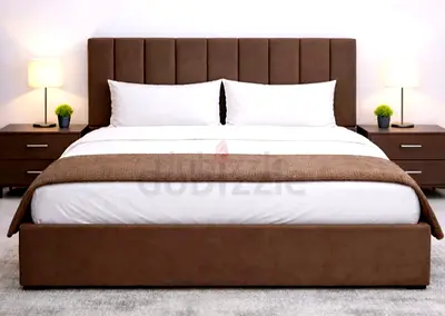 Brend New fabric wooden Queen size 160x200 with Madical Matress Available