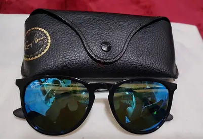Ray-Ban style mirrored round sunglasses 2026 brand new with original case