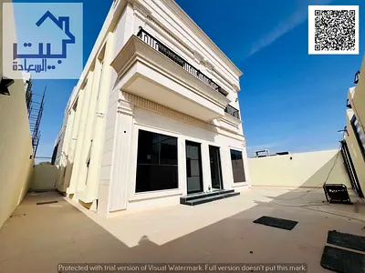 للبيع : فيلا كلاسيكه بمنطقه الحليو 2 _ عجمان ( طابقين + روف ) بسعر شامل رسوم التسجيل والتملك _ موقع مميز علي بعد دقائق لشارع الشيخ محمد بن زايد