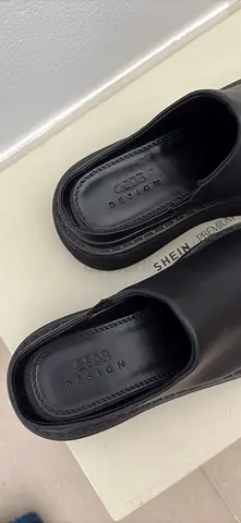 ASOS Black slip-on mule shoes 37size