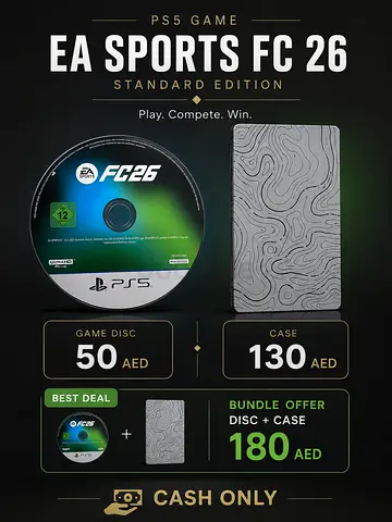 EA Sports FC 26 (PS5) — Disc + Case Bundle