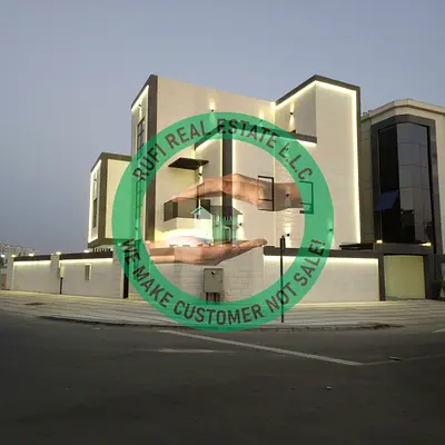 LUXURY Brand New For Sale Super Deluxe SIX Bedroom with Maid-room THREE floor Villa in Yasmeen Ajman