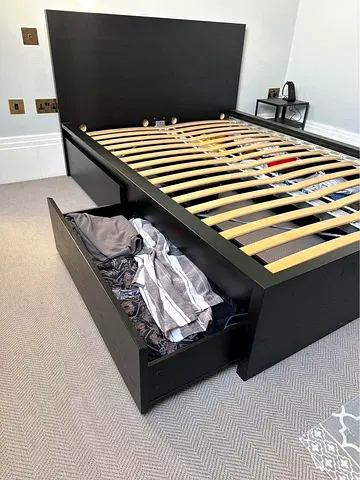 IKEA Bed and Matress - Queen size