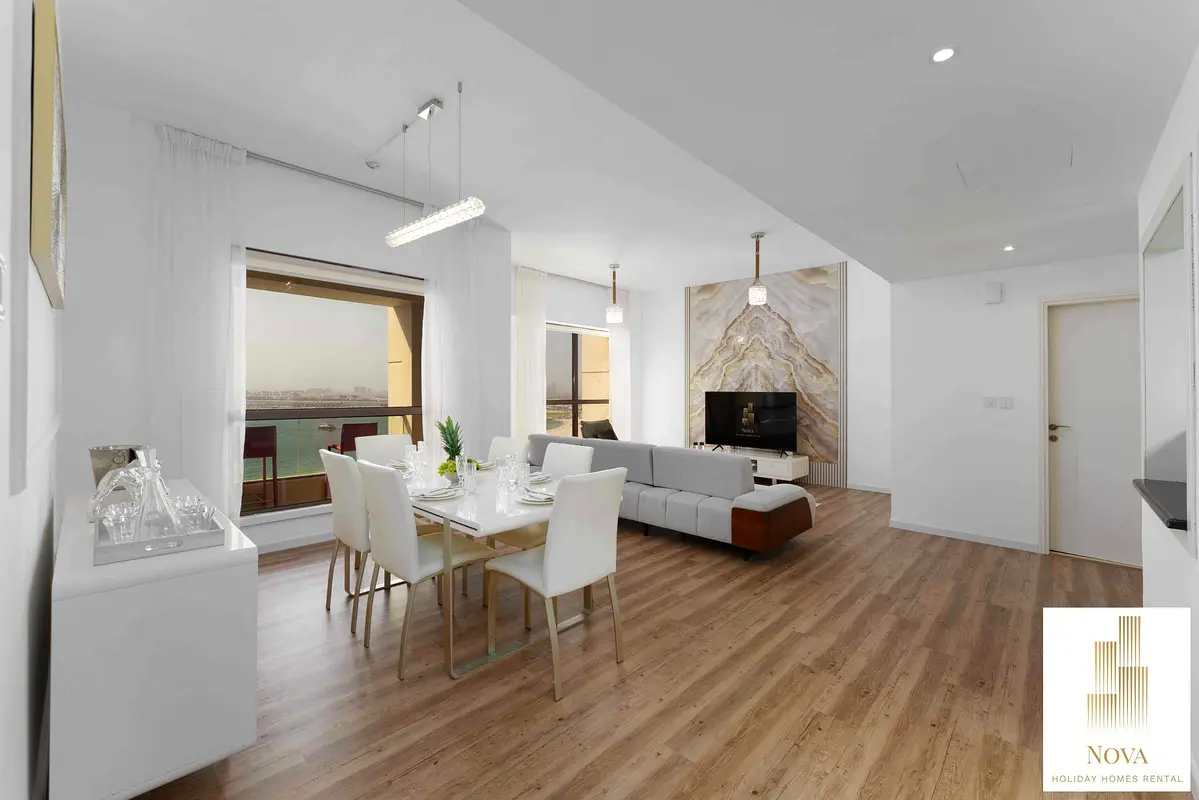 Serviced Bills Included New 3 BR + Maids room JBR