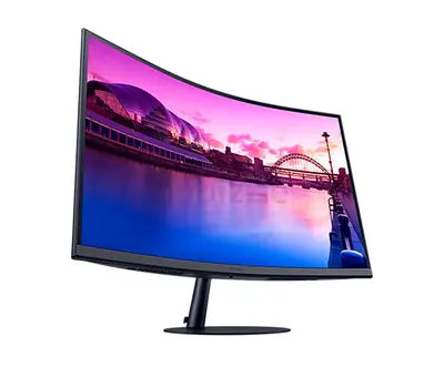 Curved 27-inch Full HD Monitor with Speaker - Slim Bezel, Adjustable Stand