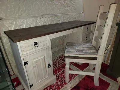 Desk with chair
