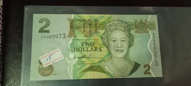 Fiji 2 Dollar banknote 2012 UNC