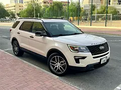 2018 Ford Explorer Sport V6 3.5L 365HP, GCC, Full Option, Original Paint, Perfect Condition, 2 Keys