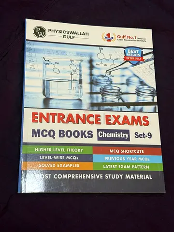 Entrance Exams MCQ Books Chemistry (Set-9) - Comprehensive Study Material