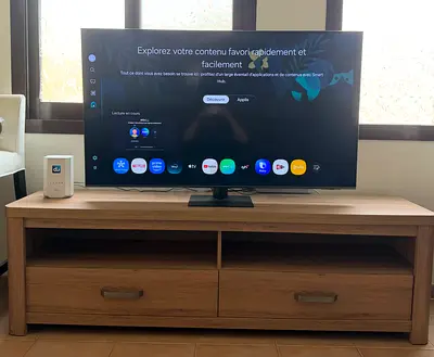 Samsung 55” Smart TV + TV Cabinet for Sale