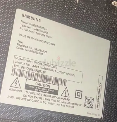LED TV Samsung is broken screen