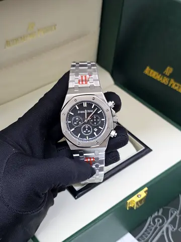 Audemars Piguet Royal Oak Chronograph Stainless Steel Watch – Black Dial