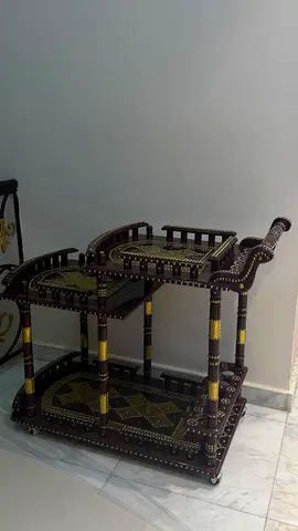 Handmade Traditional Arabic Coffee  Tea Trolley