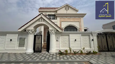 For Sale – Two-Story Villa in Tilal City, Zone C Very close to Emirates Road • Freehold for all Arab and foreign nationalities • Distinctive stone