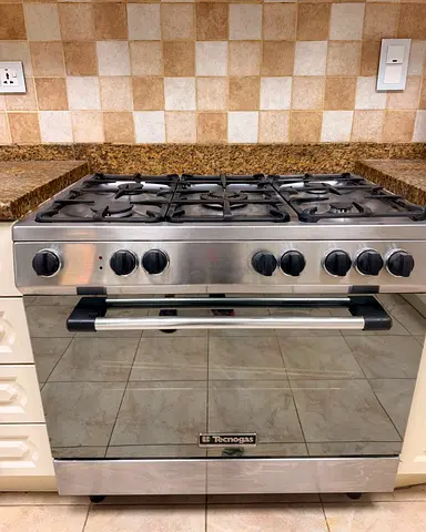 Oven, Tecnogas used 5 Burner Gas Cooker with Large Oven 60/90 cm
