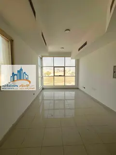 Annual Rent | Spacious Studio with Separate Kitchen &amp; Central AC | Prime Location Opposite Ajman