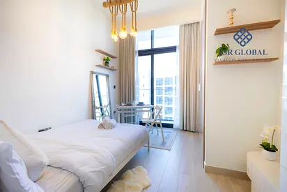 Furnished Studio | Monthly Rental | Pool View | Azizi Riviera 32