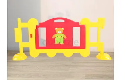 Colorful Plastic Baby Safety Gate / Playpen Panel - Bear Design 2 pics