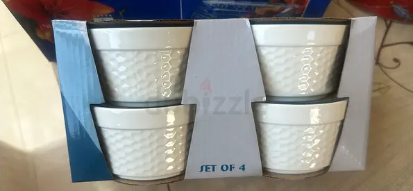 4pc ceramic bowls