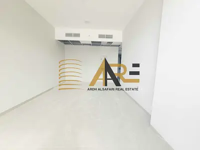 New brand building 1bhk with balcony and 2 washroom open view sarab community aljada area
