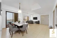 Serviced Bills Included Stunning Sea View from each room 3BR+Maid's room