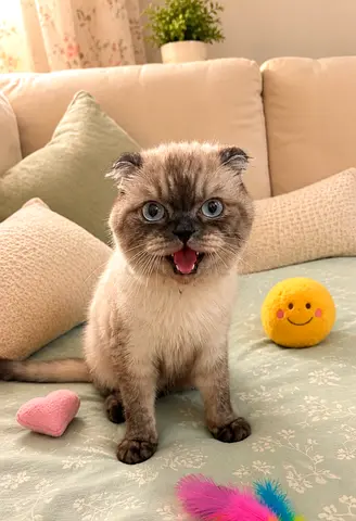 Scottish Fold cat for adoption
