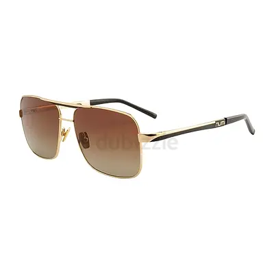 NUMI,Paris,Sunglasses,Male,Square,Metal,Gold,Brown,Tint,UVProtected,HDP2101,58-14,FreeDelivery