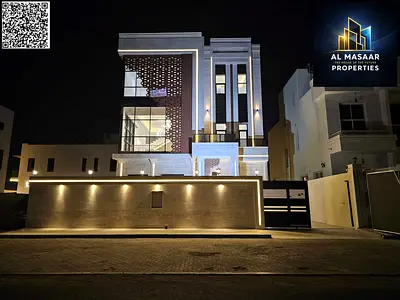 فيلا تصميم أندلسي تشطيب فاخر مع مسبح و روف على مساحة أرض 4300 قدم. تملك حر لجميع الجنسيات