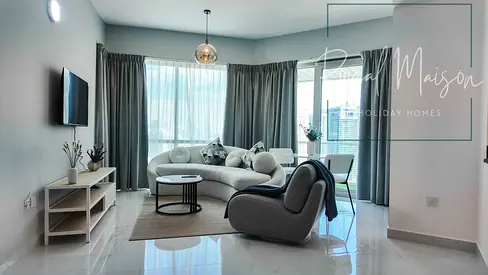 شقة سكاي هاي بغرفتي نوم مع إطلالات مذهلة على المارينا بالقرب من المترو والمول