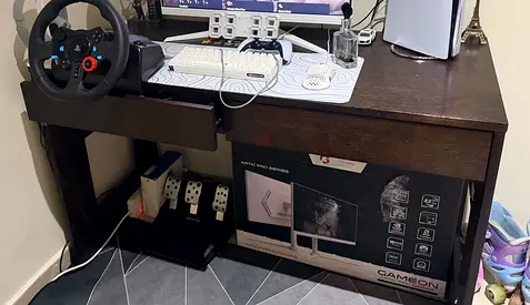 Black table for sale,for gaming and office use,excellent condition