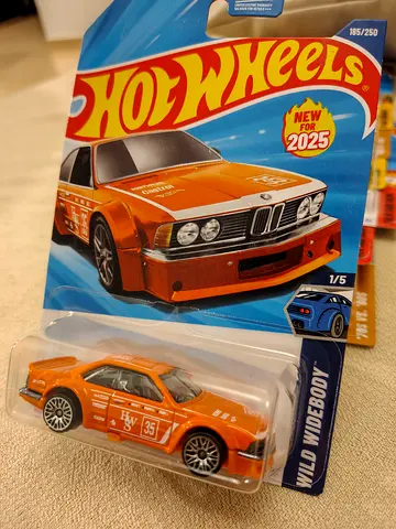 Hot Wheels Wild Widebody Orange BMW Die-cast Car - New in Pack