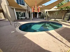 New 5 bedroom villa, 6 Washroom, Private Pool, 2 big hall, maid room, wardrobes, balcony, central ac