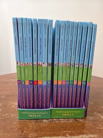 Set of Early Learning Program Childrens Books - 18 Illustrated Readers