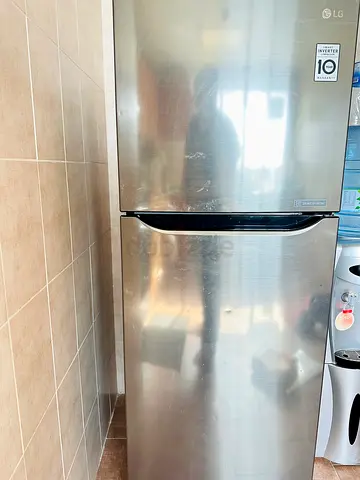 LG Top Freezer Refrigerator - Silver, excellent Condition