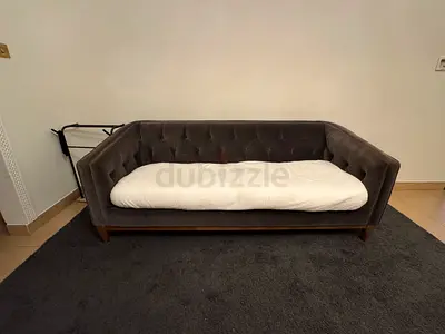 4-seater grey couch