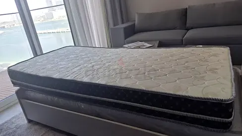 2pcs new mattresses, single/long single 200×90×20cm. Price for both 300aed
