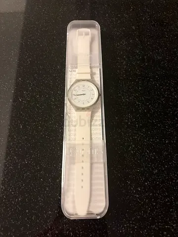 Basic White Swatch Watch