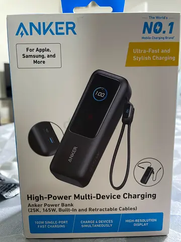 Anker 165W High-Power Multi-Device Power Bank 25K