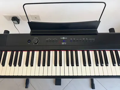 Gear4music SDP-2 Stage full-size Piano / keyboard with stand, headphones and music holder