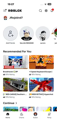 iPhone X / XS Screen Showing Roblox App - Screenshot for Sale