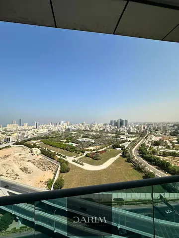 🏡 شقة غرفتين وصالة للإيجار في برج المدينة | 38,000 درهم إماراتي | إطلالة مفتوحة كاملة | ١١٣٥ قدم مربع | موقع مميز